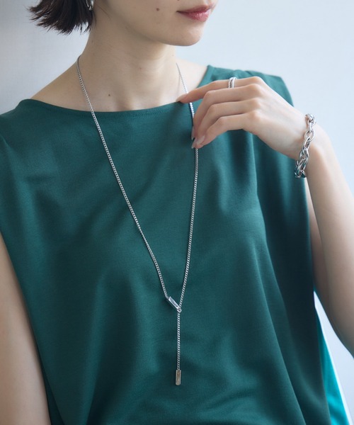 Paradise Picnic（パラダイスピクニック）の「MetalCapラリエット（ネックレス・レディース・シルバー・FREE）」の7枚目の写真