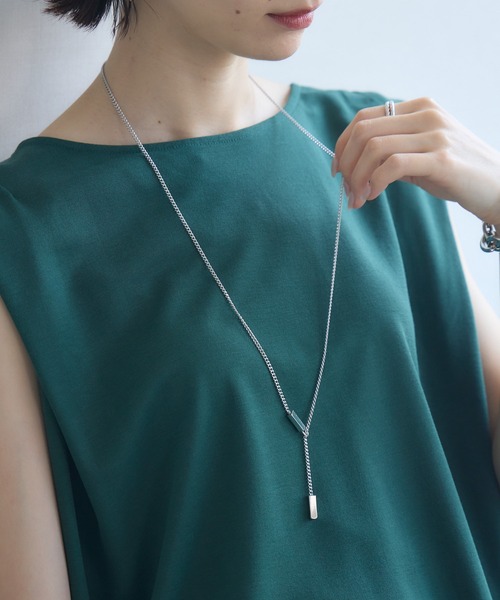 Paradise Picnic（パラダイスピクニック）の「MetalCapラリエット（ネックレス・レディース・シルバー・FREE）」の8枚目の写真