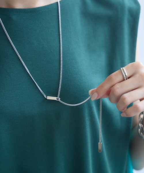 Paradise Picnic（パラダイスピクニック）の「MetalCapラリエット（ネックレス・レディース・シルバー・FREE）」の9枚目の写真