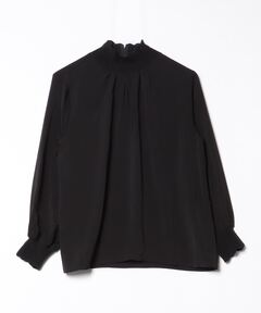 セール】100/2コットン ノーカラーシャツ（シャツ/ブラウス