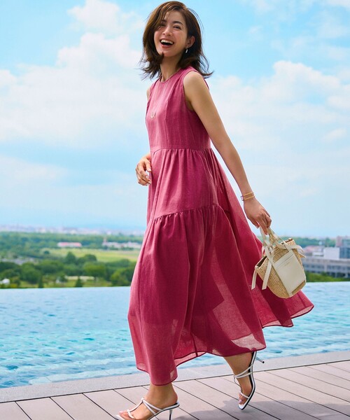 一部店舗限定/接触冷感/洗える】ラミータンブラー ノースリーブ