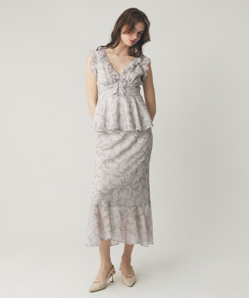 ME COUTURE（ミークチュール）の「ブーケドゥボヌールスカート（スカート・レディース・ベージュ/ブラウン/ピンク・0/1）」の21枚目の写真