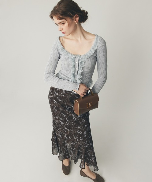 ME COUTURE（ミークチュール）の「ブーケドゥボヌールスカート（スカート・レディース・ベージュ/ブラウン/ピンク・0/1）」の15枚目の写真