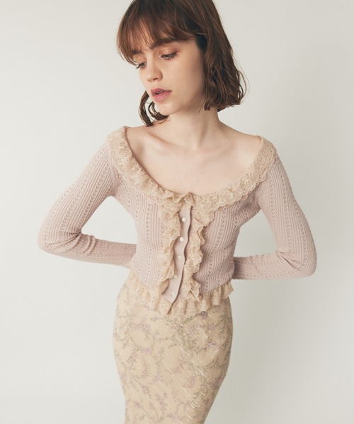 ME COUTURE（ミークチュール）の「ブーケドゥボヌールスカート（スカート・レディース・ベージュ/ブラウン/ピンク・0/1）」の17枚目の写真