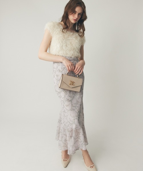 ME COUTURE（ミークチュール）の「ブーケドゥボヌールスカート（スカート・レディース・ベージュ/ブラウン/ピンク・0/1）」の10枚目の写真