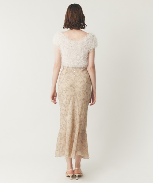 ME COUTURE（ミークチュール）の「ブーケドゥボヌールスカート（スカート・レディース・ベージュ/ブラウン/ピンク・0/1）」の8枚目の写真