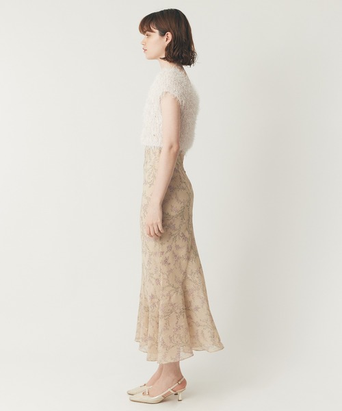 ME COUTURE（ミークチュール）の「ブーケドゥボヌールスカート（スカート・レディース・ベージュ/ブラウン/ピンク・0/1）」の7枚目の写真