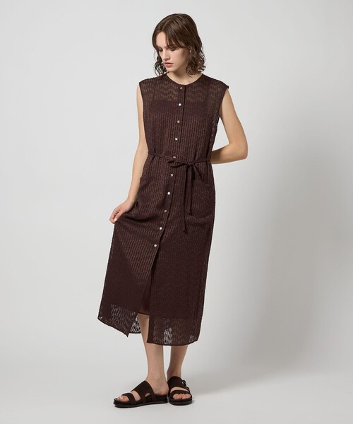 セール】＜Steven Alan＞シフォン ジャガード ワンピース