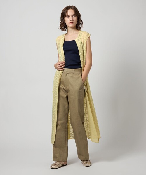 ワンピース steve steven alan - 【WHITE】<Steven Alan>コットン Vネック