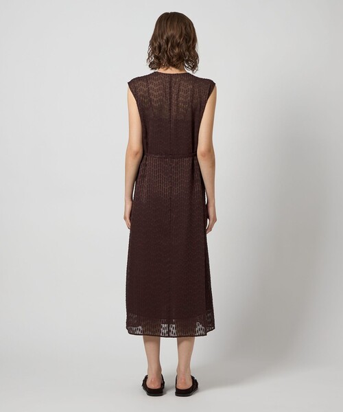 Steven Alan（スティーブンアラン）の「＜Steven Alan＞シフォン ジャガード ワンピース（ワンピース・レディース・イエロー/ダークブラウン・FREE）」の11枚目の写真