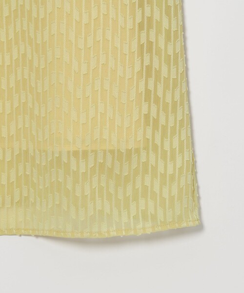 Steven Alan（スティーブンアラン）の「＜Steven Alan＞シフォン ジャガード ワンピース（ワンピース・レディース・イエロー/ダークブラウン・FREE）」の16枚目の写真