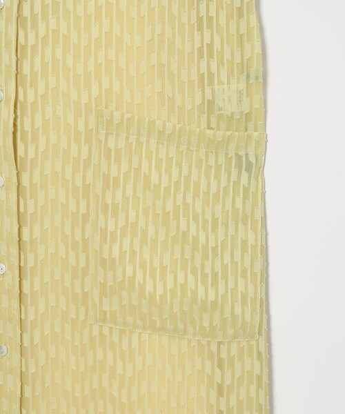 Steven Alan（スティーブンアラン）の「＜Steven Alan＞シフォン ジャガード ワンピース（ワンピース・レディース・イエロー/ダークブラウン・FREE）」の17枚目の写真