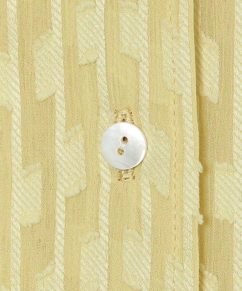 Steven Alan（スティーブンアラン）の「＜Steven Alan＞シフォン ジャガード ワンピース（ワンピース・レディース・イエロー/ダークブラウン・FREE）」の18枚目の写真