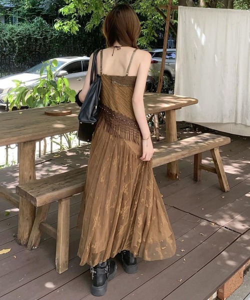 Dorry Doll キャミソールワンピース L ダークブラウン レディース Dorry Doll キャミソールワンピース L ダークブラウン