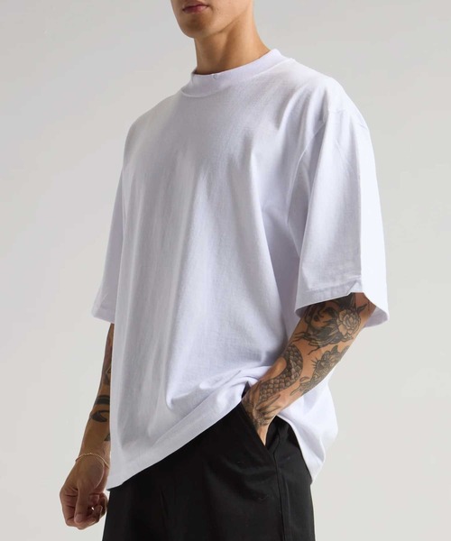 SHAKA WeAR（シャカウェア）の「【SHAKA WEAR】7.5oz MAX HEAVYWEIGHT OVERSIZED TEE 7.5オンスヘビーウェイト オーバーサイズ 半袖 無地Tシャツ  SHAKA2521 UNTR（Tシャツ/カットソー・メンズ・チャコールグレー/ライトブラウン/オフホワイト/ブラック/ホワイト・L/M/S/XL）」の6枚目の写真