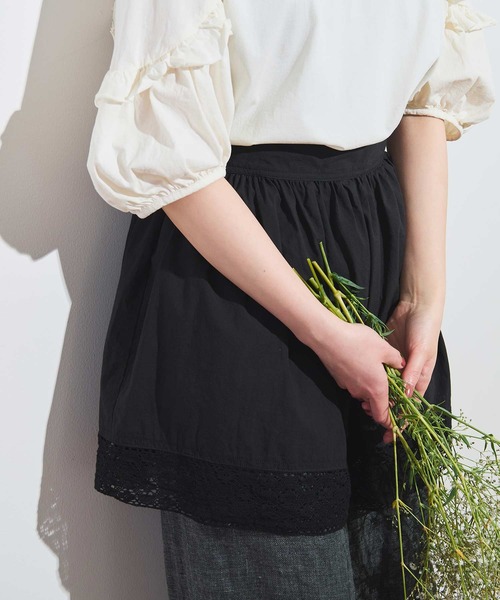 fig Ｌondon（フィグロンドン）の「Betty apron（スカート・レディース・ホワイト/ブラック・FREE）」の18枚目の写真