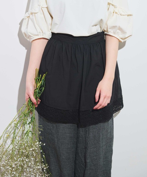 fig Ｌondon（フィグロンドン）の「Betty apron（スカート・レディース・ホワイト/ブラック・FREE）」の19枚目の写真