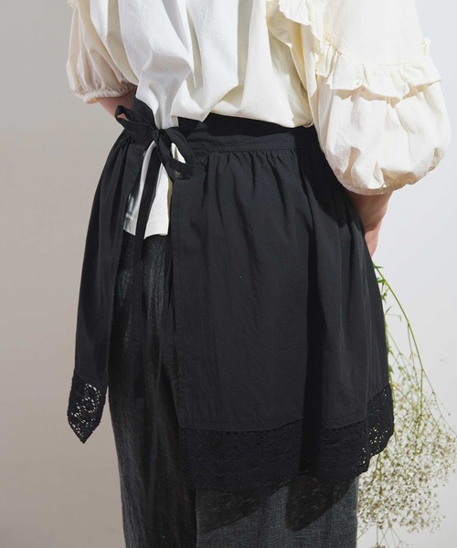 fig Ｌondon（フィグロンドン）の「Betty apron（スカート・レディース・ホワイト/ブラック・FREE）」の20枚目の写真