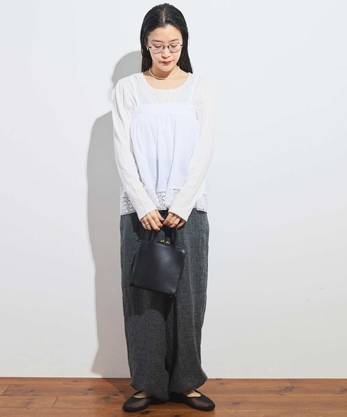 fig Ｌondon（フィグロンドン）の「Betty apron（スカート・レディース・ホワイト/ブラック・FREE）」の21枚目の写真