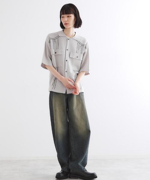 tk.TAKEO KIKUCHI(ティーケータケオキクチ)の「バレルシルエットパンツ(デニム&カラーパンツ)(その他パンツ・メンズ・ブルー系その他/スミクロ/ブラウン系/ホワイト系・01/03/02)」の16枚目の写真