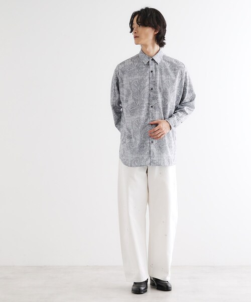 tk.TAKEO KIKUCHI(ティーケータケオキクチ)の「バレルシルエットパンツ(デニム&カラーパンツ)(その他パンツ・メンズ・ブルー系その他/スミクロ/ブラウン系/ホワイト系・01/03/02)」の5枚目の写真