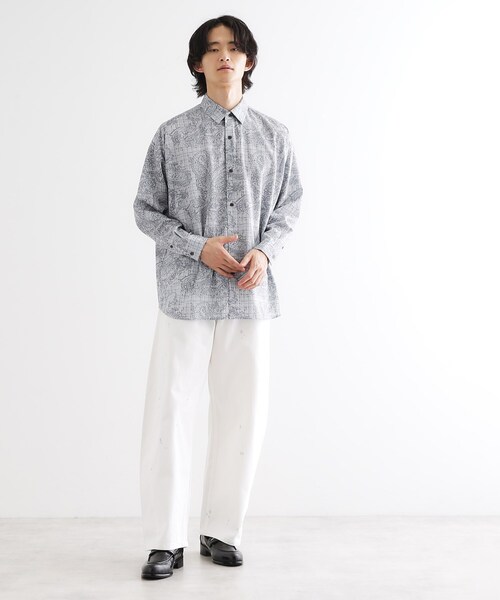 tk.TAKEO KIKUCHI(ティーケータケオキクチ)の「バレルシルエットパンツ(デニム&カラーパンツ)(その他パンツ・メンズ・ブルー系その他/スミクロ/ブラウン系/ホワイト系・01/03/02)」の6枚目の写真