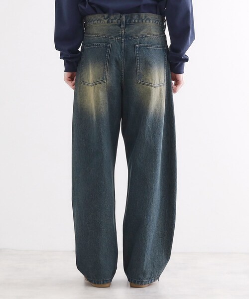 tk.TAKEO KIKUCHI(ティーケータケオキクチ)の「バレルシルエットパンツ(デニム&カラーパンツ)(その他パンツ・メンズ・ブルー系その他/スミクロ/ブラウン系/ホワイト系・01/03/02)」の10枚目の写真