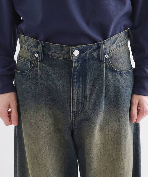 tk.TAKEO KIKUCHI(ティーケータケオキクチ)の「バレルシルエットパンツ(デニム&カラーパンツ)(その他パンツ・メンズ・ブルー系その他/スミクロ/ブラウン系/ホワイト系・01/03/02)」の11枚目の写真