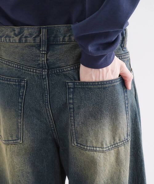 tk.TAKEO KIKUCHI(ティーケータケオキクチ)の「バレルシルエットパンツ(デニム&カラーパンツ)(その他パンツ・メンズ・ブルー系その他/スミクロ/ブラウン系/ホワイト系・01/03/02)」の14枚目の写真