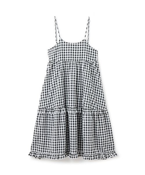 セール】ギンガムチェックキャミワンピース【韓国ファッション