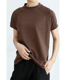 トップス レディース 半袖 夏 春 綿100% 春夏 Uネック 白 黒 快適 シンプル 無地 涼しい 五分袖 女性 カジュアル ラグランスリーブ フレンチスリーブ ブラック コーヒー ピンク ホワイト