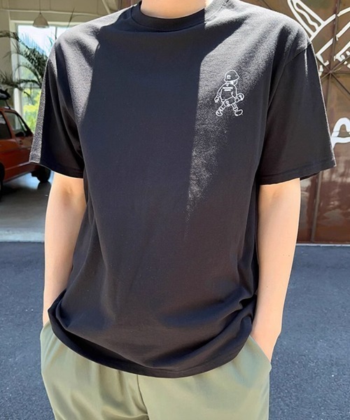 NOWLE(ノウル)の「【NOWLE】ゆるかわ スケートボード KID プリント 半袖 Tシャツ(Tシャツ/カットソー・メンズ・ブラック/ホワイト・X-LARGE/LARGE/MEDIUM)」の18枚目の写真