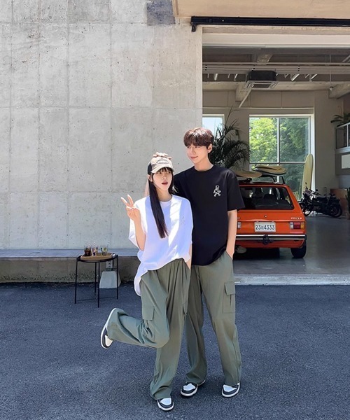 NOWLE(ノウル)の「【NOWLE】ゆるかわ スケートボード KID プリント 半袖 Tシャツ(Tシャツ/カットソー・メンズ・ブラック/ホワイト・X-LARGE/LARGE/MEDIUM)」の11枚目の写真