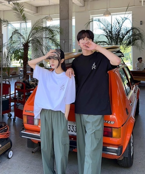 NOWLE(ノウル)の「【NOWLE】ゆるかわ スケートボード KID プリント 半袖 Tシャツ(Tシャツ/カットソー・メンズ・ブラック/ホワイト・X-LARGE/LARGE/MEDIUM)」の9枚目の写真