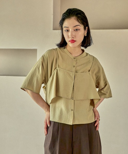 LEPSIM レプシィム 5分袖シャツ ケミカルインディゴ84 新品 楽天市場】【SALE／35%OFF】BIGデニム5分袖シャツチュニック
