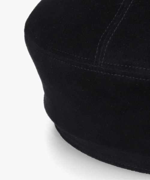 kaorinomori（カオリノモリ）の「kaorinomori ルモアベレー ナピ / カオリノモリ（ハンチング/ベレー帽・レディース・ブラック/ピンク/ホワイト・M/57.5cm）」の15枚目の写真