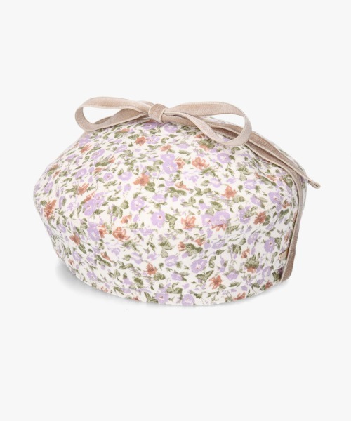 kaorinomori（カオリノモリ）の「kaorinomori ルモアベレー ナピ / カオリノモリ（ハンチング/ベレー帽・レディース・ブラック/ピンク/ホワイト・M/57.5cm）」の6枚目の写真