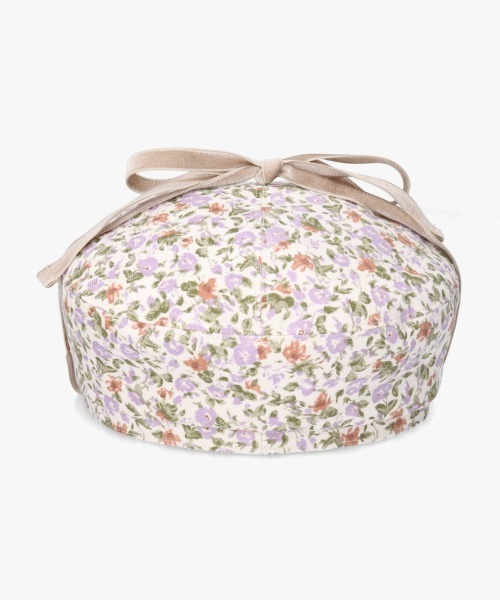 kaorinomori（カオリノモリ）の「kaorinomori ルモアベレー ナピ / カオリノモリ（ハンチング/ベレー帽・レディース・ブラック/ピンク/ホワイト・M/57.5cm）」の7枚目の写真