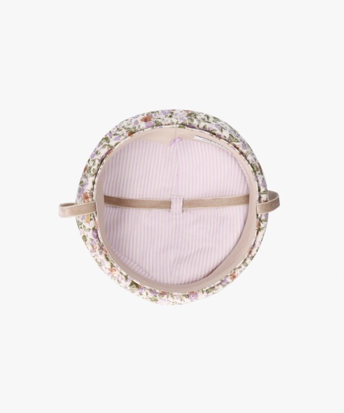 kaorinomori（カオリノモリ）の「kaorinomori ルモアベレー ナピ / カオリノモリ（ハンチング/ベレー帽・レディース・ブラック/ピンク/ホワイト・M/57.5cm）」の8枚目の写真