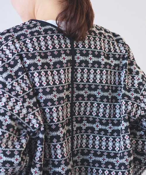 yuni 総刺繍 haori 2way ブラウス 総刺繍haori 2way ブラウス（シャツ/ブラウス）｜yuni（ユニ