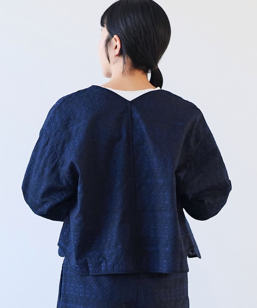 yuni（ユニ ）の「○総刺繍haori 2way ブラウス（シャツ/ブラウス