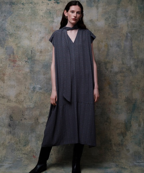 メゾンマルジェラ 22 18AW スカーフリボンチャンキーヒールパンプス