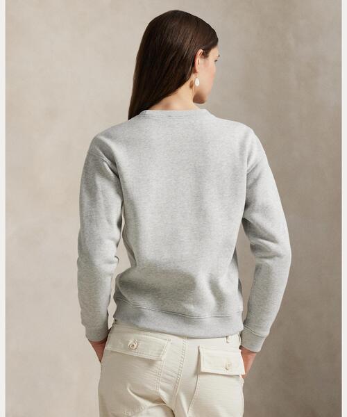 POLO RALPH LAUREN(ポロ ラルフ ローレン)の「Polo ベア フリース クルーネック(スウェット・レディース・グレー系・XS/XL/L/M/S)」の4枚目の写真