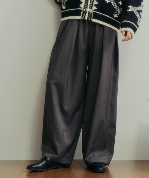 セール】サーカスイージーパンツ（スラックス）｜Libra Cue（リブラ