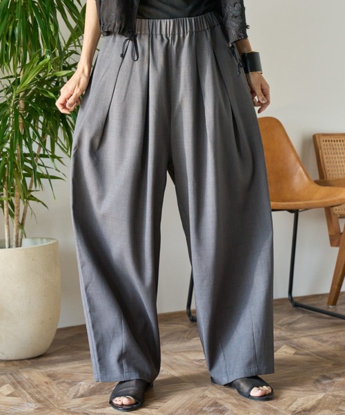 marka ウールイージースラックス size-2 MARKAWARE(マーカウェア) - DOUBLE PLEATED EASY TROUSERS