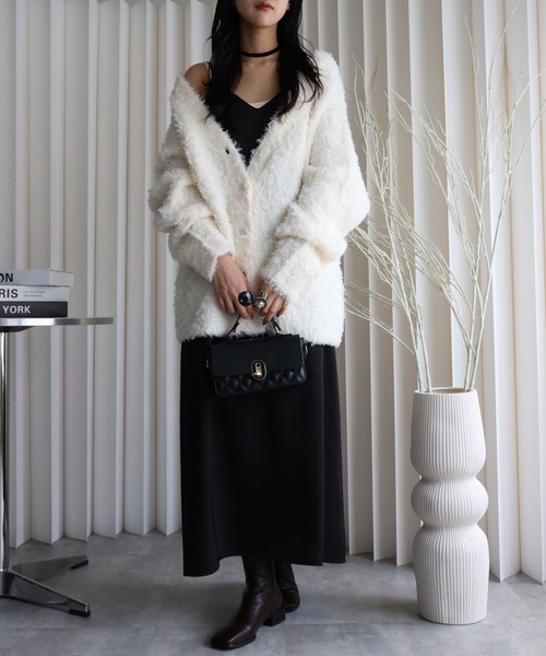 model：164cm. 着用サイズ：FREE
