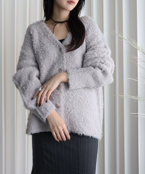 フォクシーNY 2way 白襟 カーディガン Cardigan Sucre Cardigan