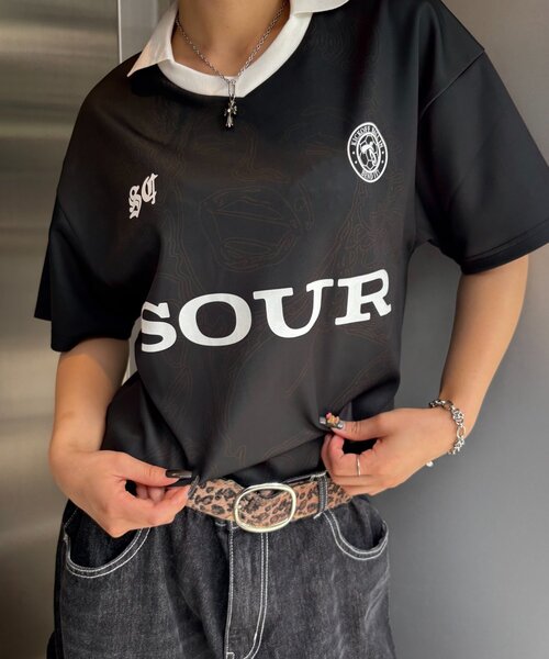 tシャツ 「SOUR CREAM/サワークリーム」モンローサッカーユニフォームTEE レディース メンズ セール】【SOUR CREAM/サワークリーム】モンローサッカー