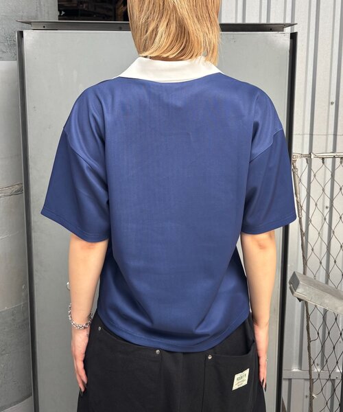 Sourcream（サワークリーム）の「【SOUR CREAM/サワークリーム】モンローサッカーユニフォームTEE（Tシャツ/カットソー・レディース・ブラック/ホワイト/ネイビー・LARGE/MEDIUM）」の11枚目の写真