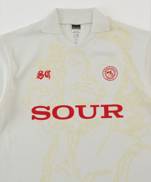 Sourcream（サワークリーム）の「【SOUR CREAM/サワークリーム】モンローサッカーユニフォームTEE（Tシャツ/カットソー・レディース・ブラック/ホワイト/ネイビー・LARGE/MEDIUM）」の12枚目の写真